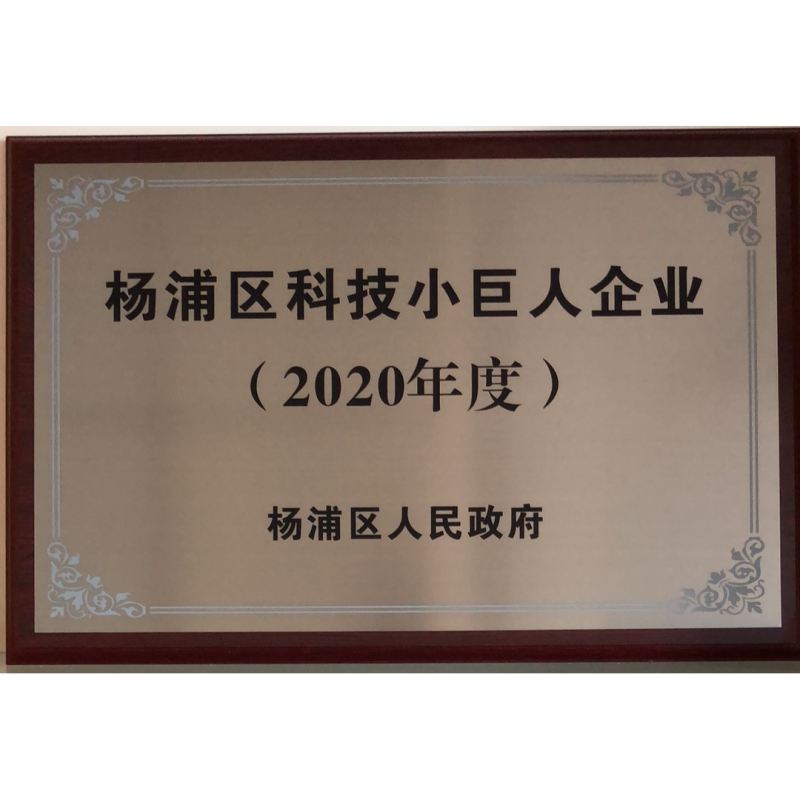 2020年度杨浦区科技小巨人企业